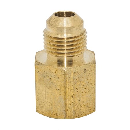 Thrifco Plumbing No. 46 1/2 Inch X 1/4 Inch Brass Flare FIP Adapter 6946016